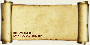 Mina Orbović vizit kartica